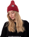 Шапка KNITTED TORN Suborbia, цвет: burgundy 04012 купить онлайн