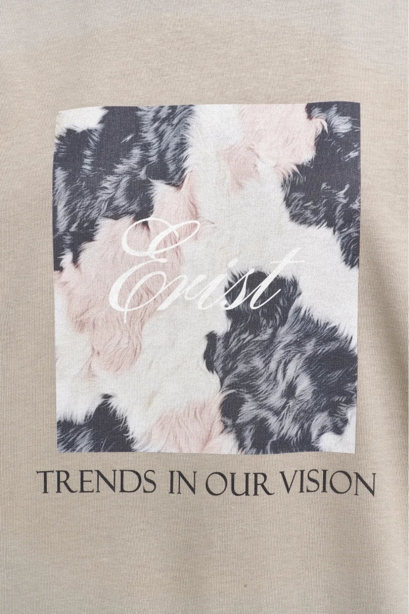 Футболка Cow Grey Erist store, цвет: серый, НФ-00002918 купить онлайн