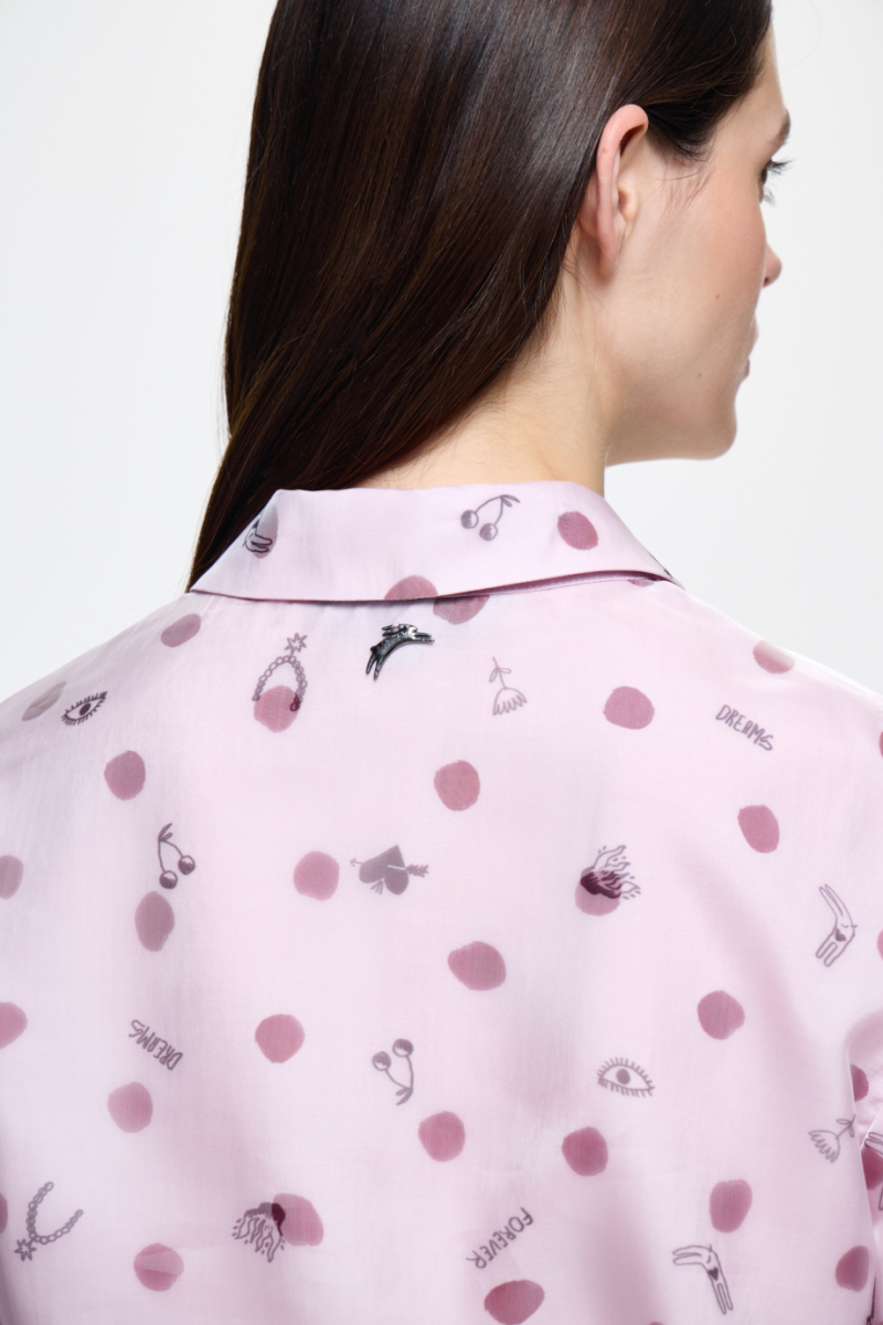 Блузка с эластичным поясом DREAMS BY ALENA AKHMADULLINA, цвет: розовый, 126102050204423/210000 купить онлайн