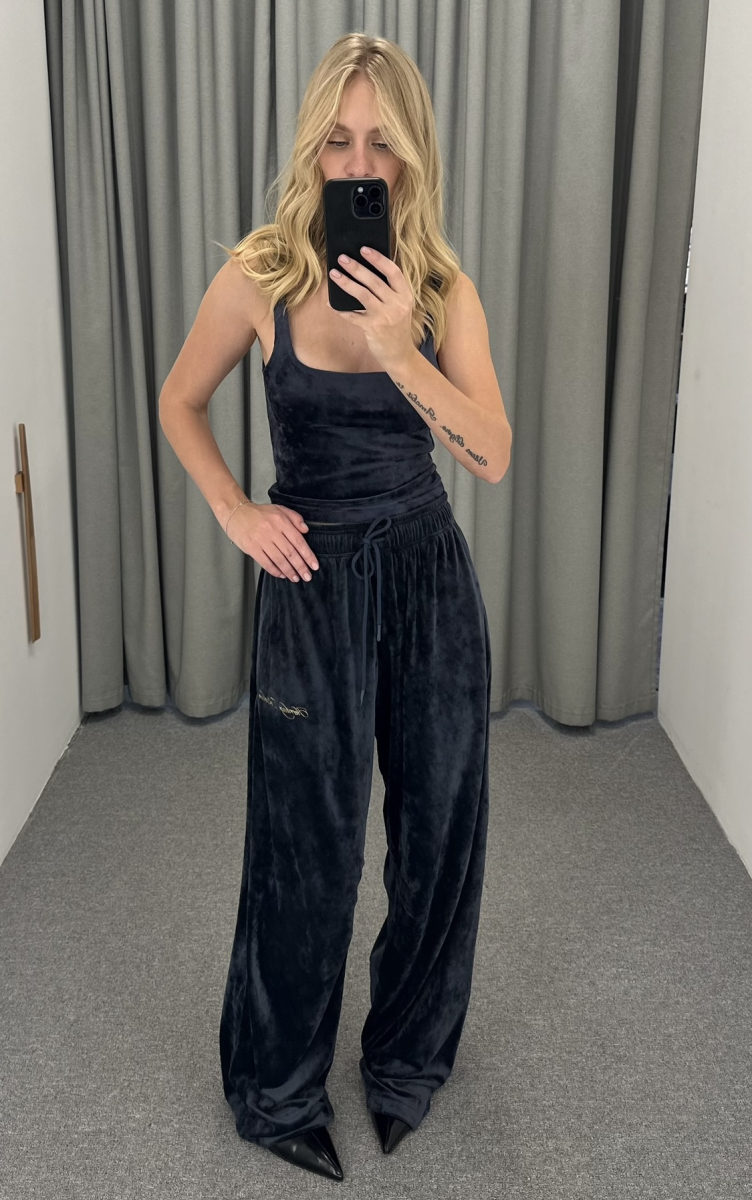 Майка из велюра BLUE Label .B, цвет: blue, Tp.07.2.70BL купить онлайн