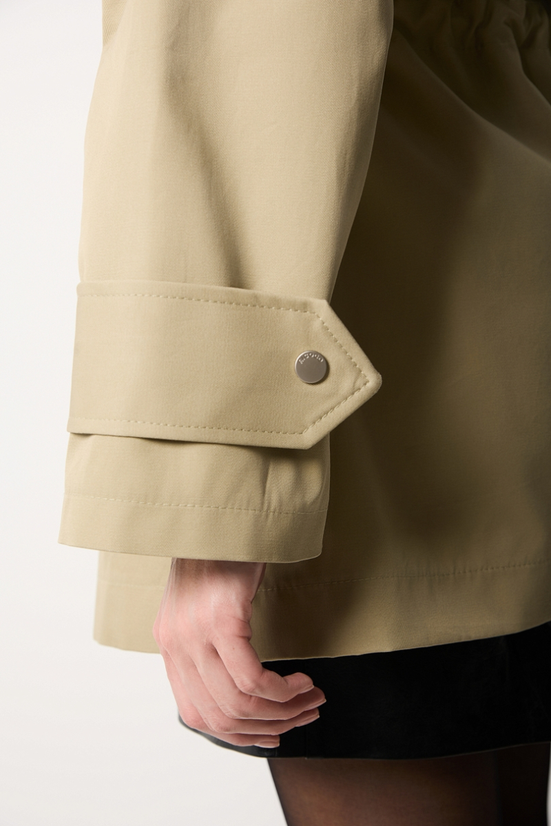 Ветровка с асимметричной планкой со съемным утеплителем Ricoco, цвет: оливковый, 7069/2 купить онлайн