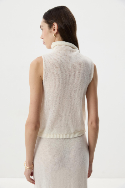 Топ ажурный Charmstore, цвет: молочный, 309-46581-111 купить онлайн