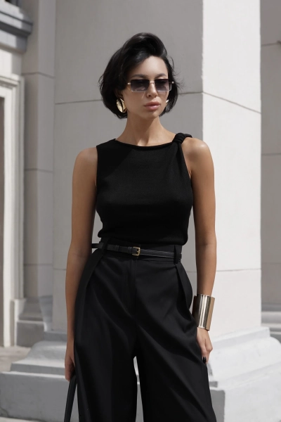 Топ Greek style Y.SO, цвет: black,  со скидкой купить онлайн