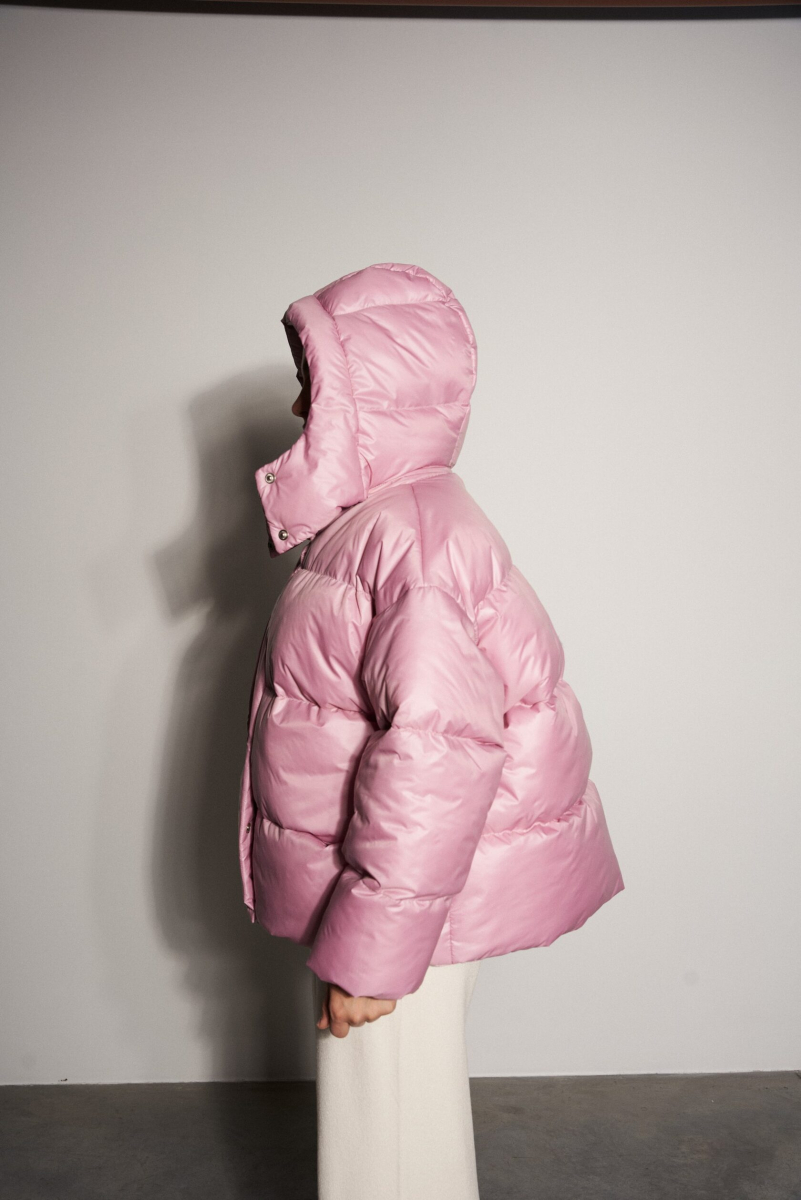 Пуховик PUFFER Y1 PINK YONS, цвет: розовый, YO-353 купить онлайн