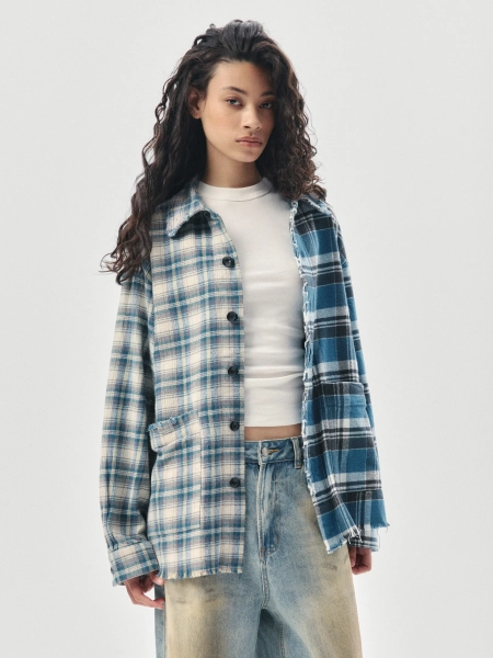 Рубашка Сплит NAIPACHE, цвет: синий, 2512009200 купить онлайн