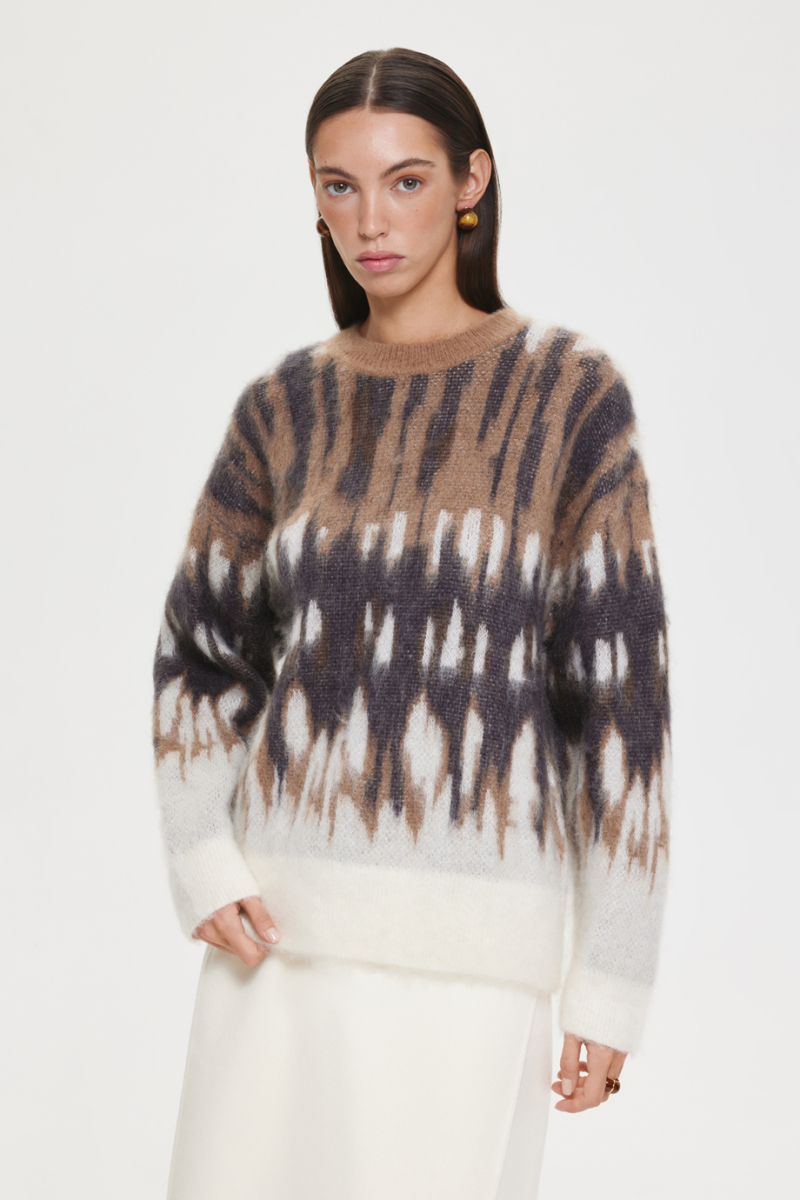 Джемпер из мохера