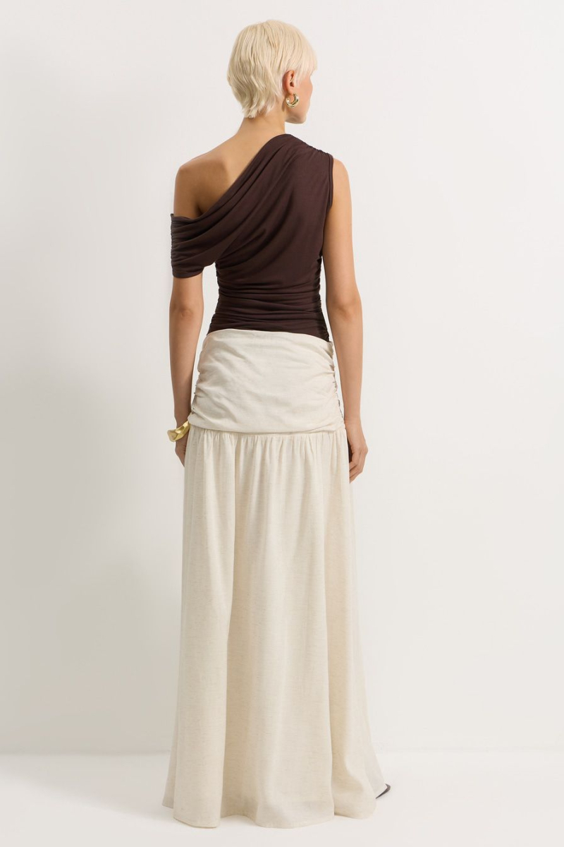 Юбка из смесового хлопка TOPTOP, цвет: молочный TT.072.17548.120 |новая коллекция купить онлайн