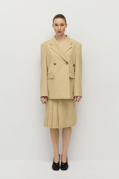 Жакет двубортный AROUND, цвет: бежевый, 2525_25TWVE02 купить онлайн