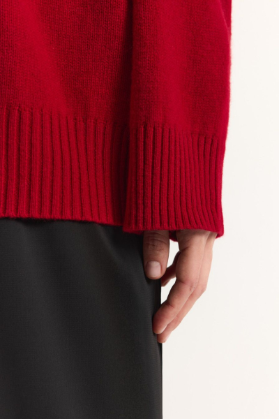 Джемпер из 100% шерсти мериноса TOPTOP, цвет: красный, TTS.050.18935.320 купить онлайн