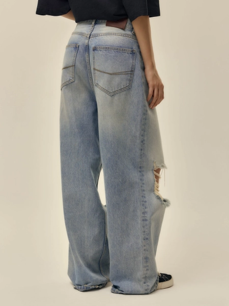 Джинсы Rebel Cut NAIPACHE, цвет: синий,  купить онлайн