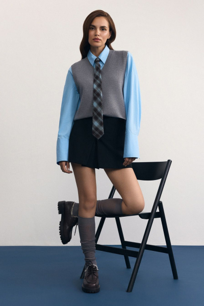 Галстук в клетку