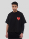 Футболка ZNY HEART ZNY, цвет: Черный, T-HEARTSS25-BLK купить онлайн