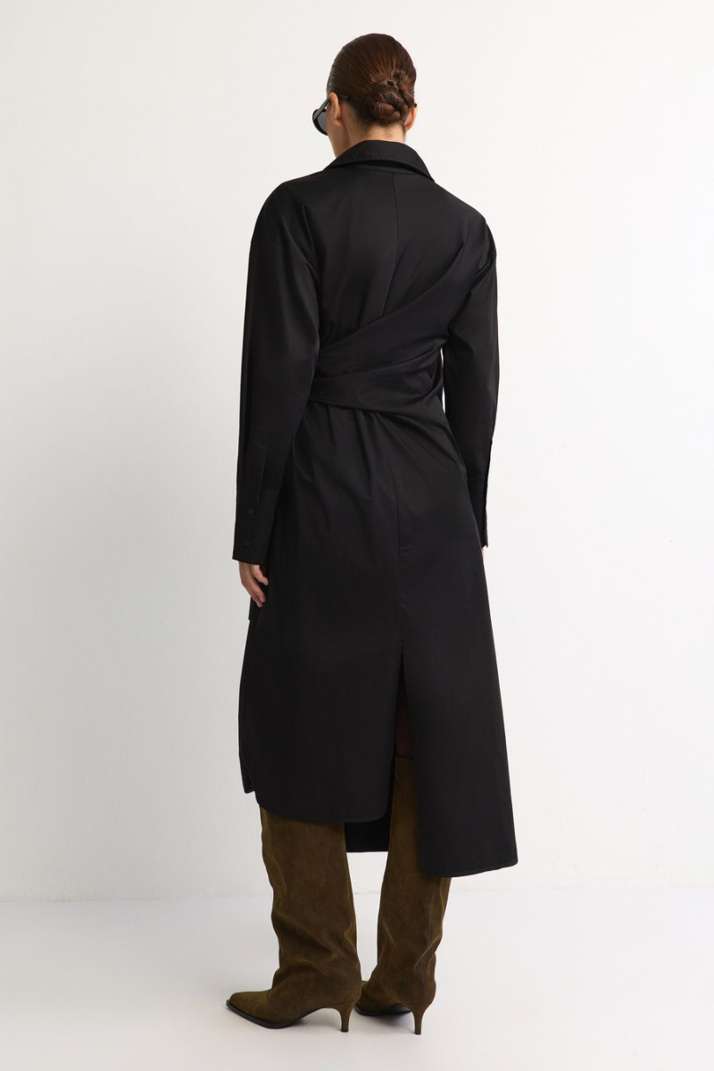 Платье из смесового хлопка TOPTOP, цвет: Черный, TTS.011.17060.900 купить онлайн