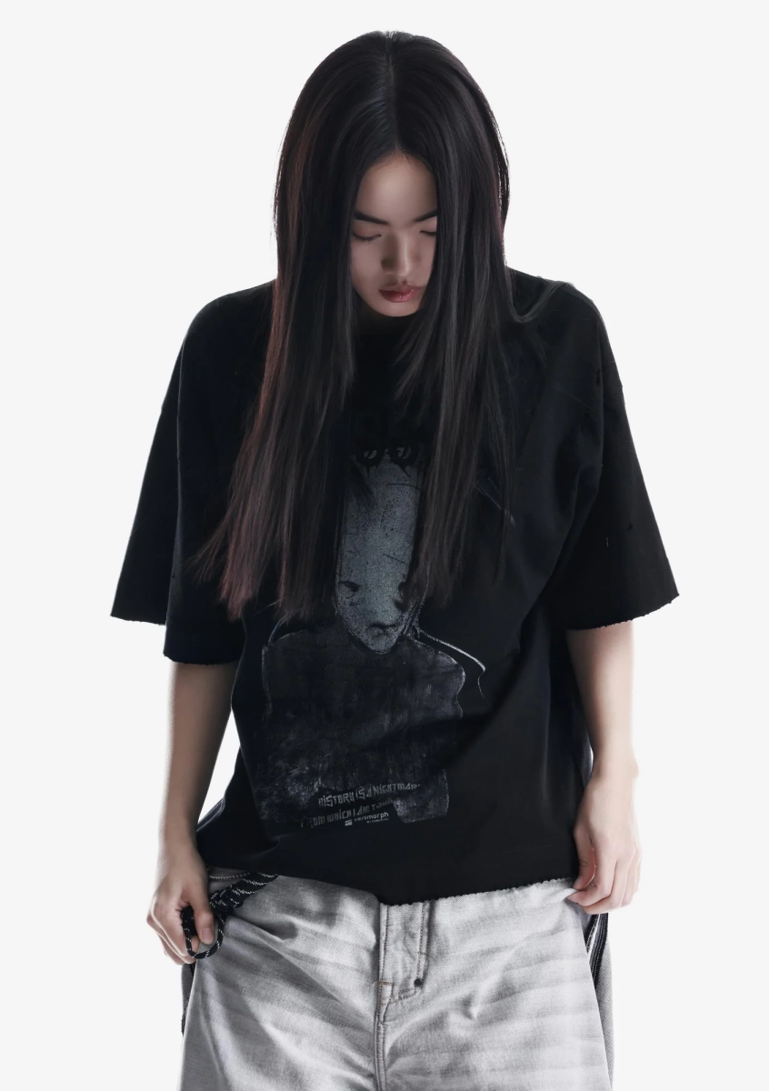 Футболка с принтом