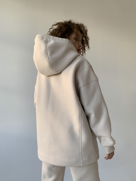 Худи утепленное TTR GARCHIT, цвет: бежевый,  купить онлайн