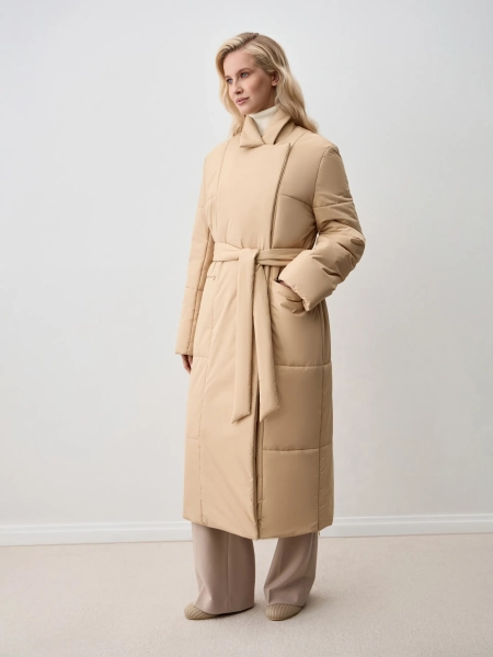 Пальто AGROS ANNA PEKUN, цвет: бежевый, 15.2554.110 купить онлайн