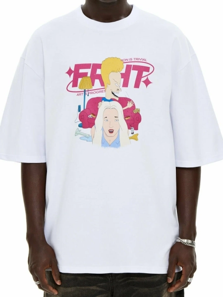 Футболка с принтом FRHT, цвет: белый, TSCHLLBVSWHT купить онлайн