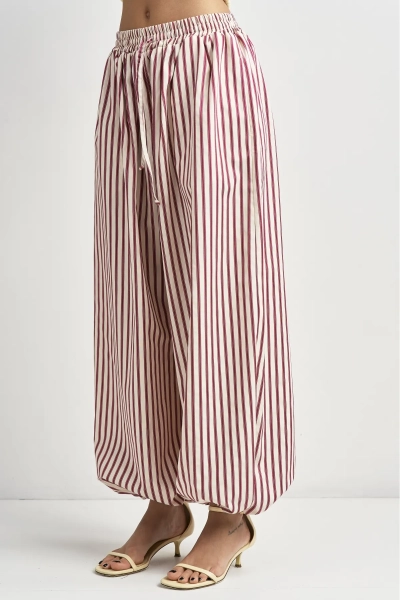 Брюки-алладины в полоску в цвете Бежевый Erist store, цвет: бежевый, НФ-00003519 купить онлайн