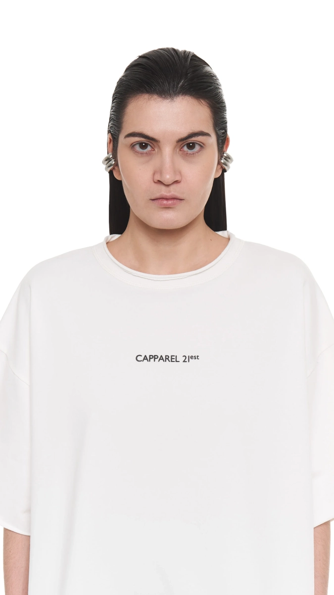 Футболка basic BiJ collection `22 CAPPAREL.21est, цвет: белый, CAP.56.72.3 купить онлайн