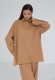 Рубашка WooLook, цвет: кэмэл, LV/Sammy/W/Camel купить онлайн
