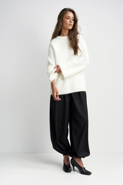 Брюки-алладины из костюмной ткани ERISTSTORE, цвет: Черный, НФ-00004119 купить онлайн