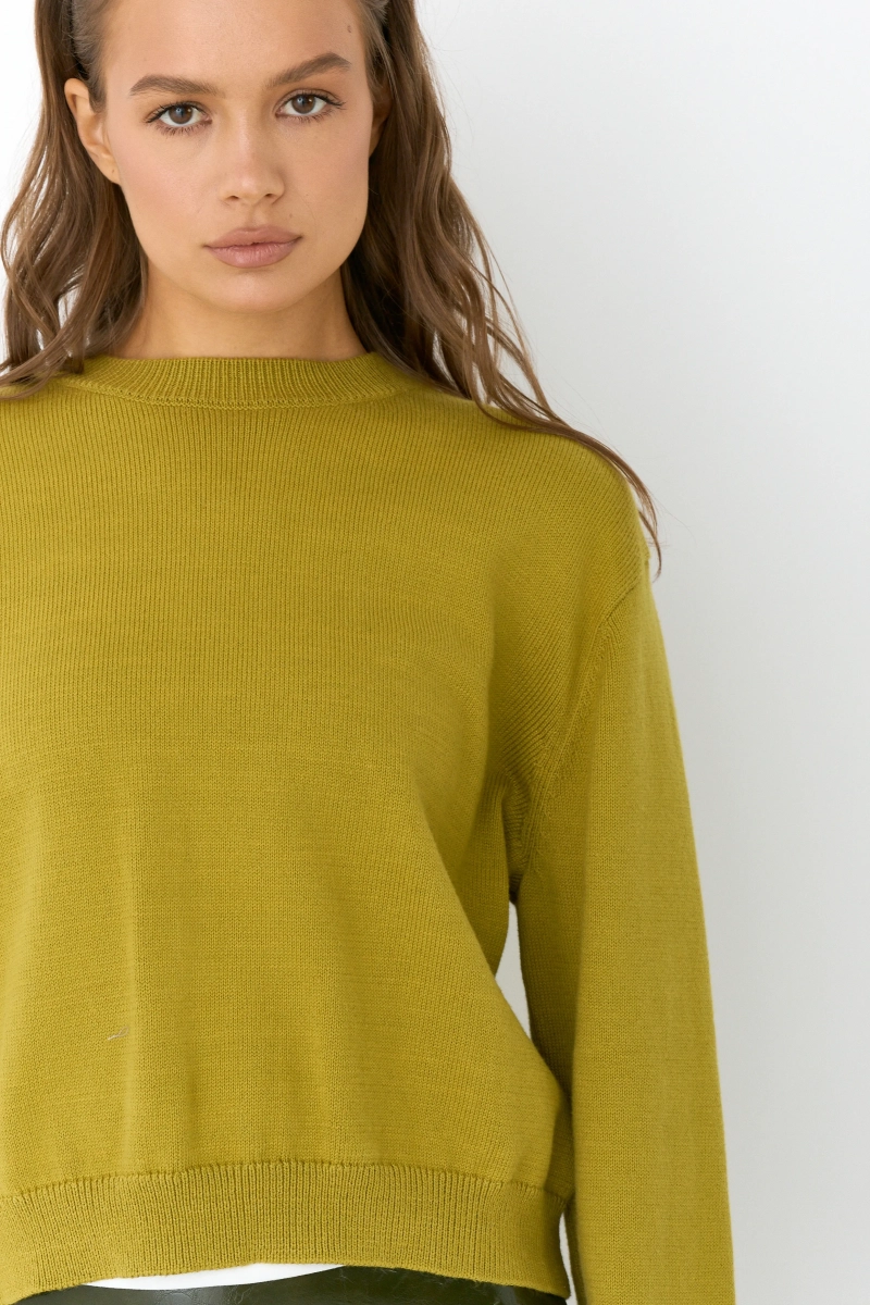 Свитер baby cotton Ricoco, цвет: лаймовый, 6088/5 купить онлайн