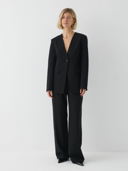 Приталенный жакет Marou, цвет: Черный, Mar_26020703 купить онлайн