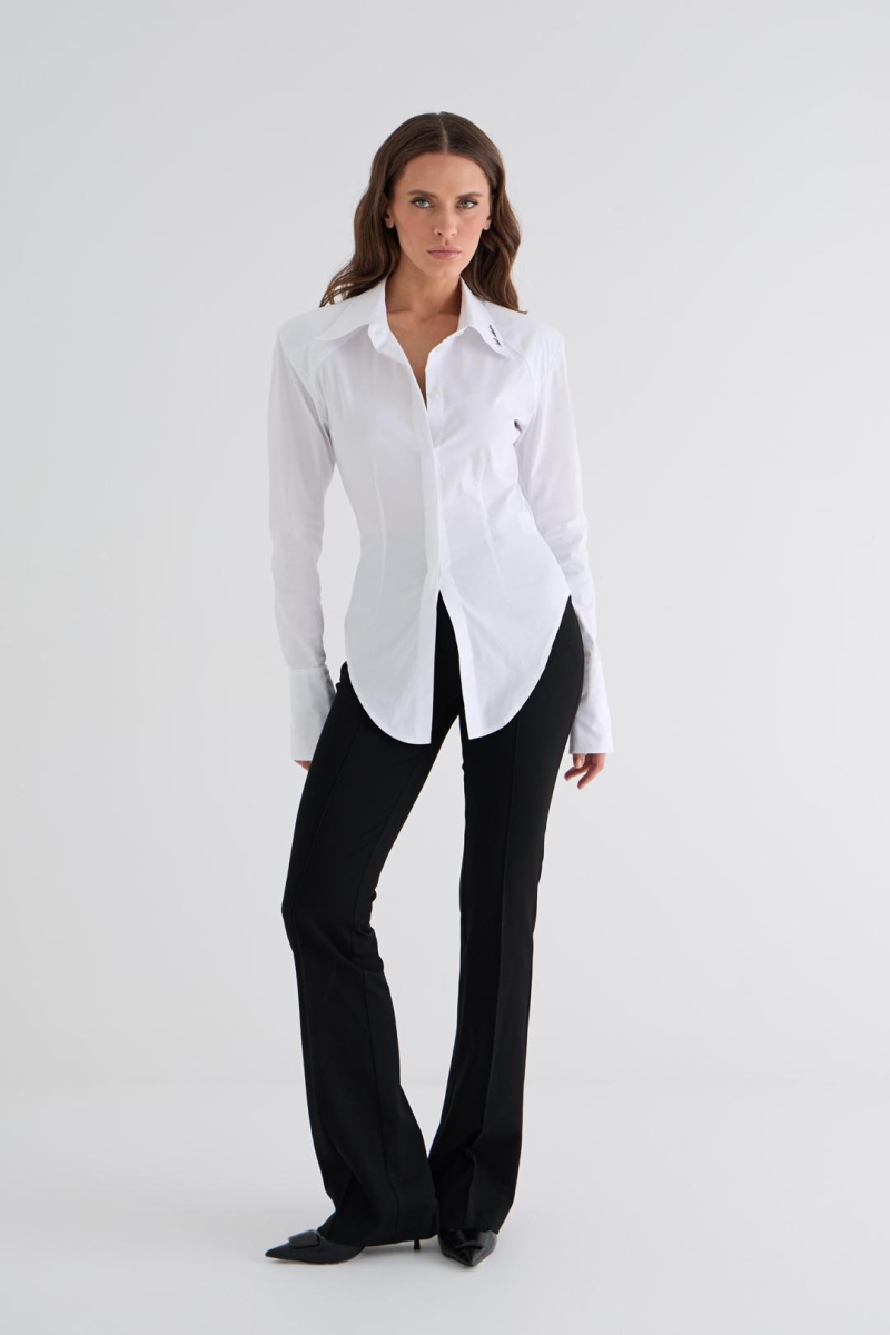 Рубашка Atelier wmn CULT, цвет: белый,  купить онлайн