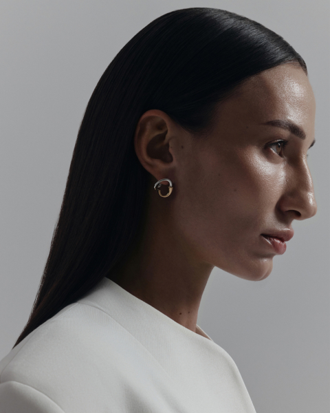 Биколорные серьги “Двойка кубков” Darkrain, цвет: серебро, PL3023 купить онлайн