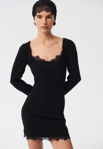 Платье мини «Deep night» CHUBA, цвет: Черный,  купить онлайн