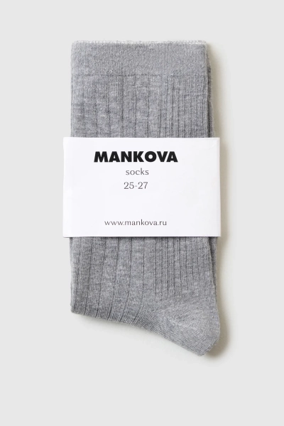 Носки из хлопка Mankova, цвет: серый SH026 |новая коллекция купить онлайн