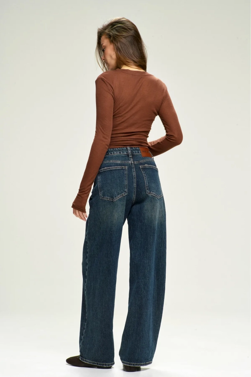 Джинсы BAGGY Dark Blue Erist store, цвет: синий, НФ-00002854 купить онлайн