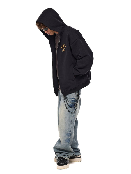 Худи FRHT Zip MH Insane FRHT&OUT OF REACH, цвет: black, HDZPNSNBK купить онлайн