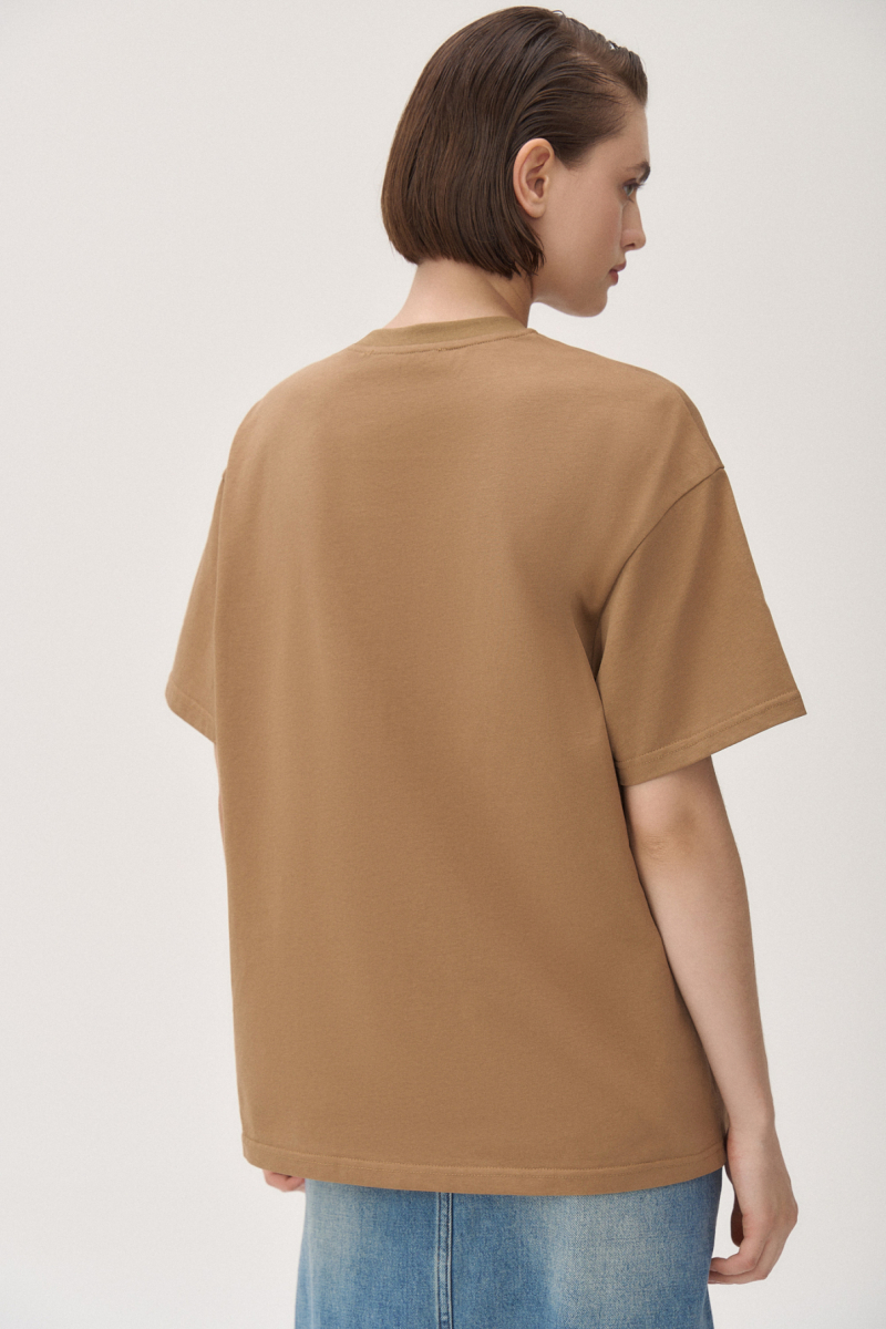 Футболка Nadine FASHION REBELS, цвет: коричневый, FR25SS1TS20STW310BR купить онлайн