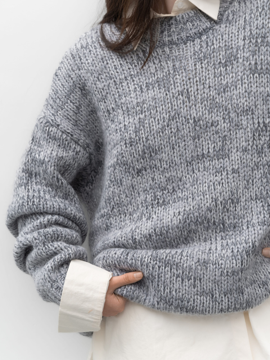 Свитер Brad Pitt TRES, цвет: серый, НФ-00002533 купить онлайн