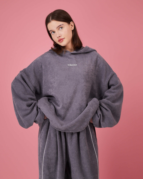 Костюм махра графитовый TABOO, цвет: темно-серый, Cos01 купить онлайн