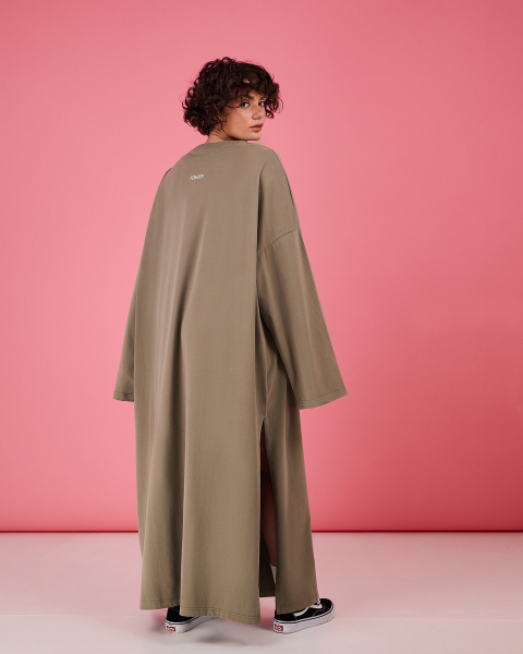 Платье-лонгслив TABOO, цвет: зеленый, DrLong-Lvr купить онлайн