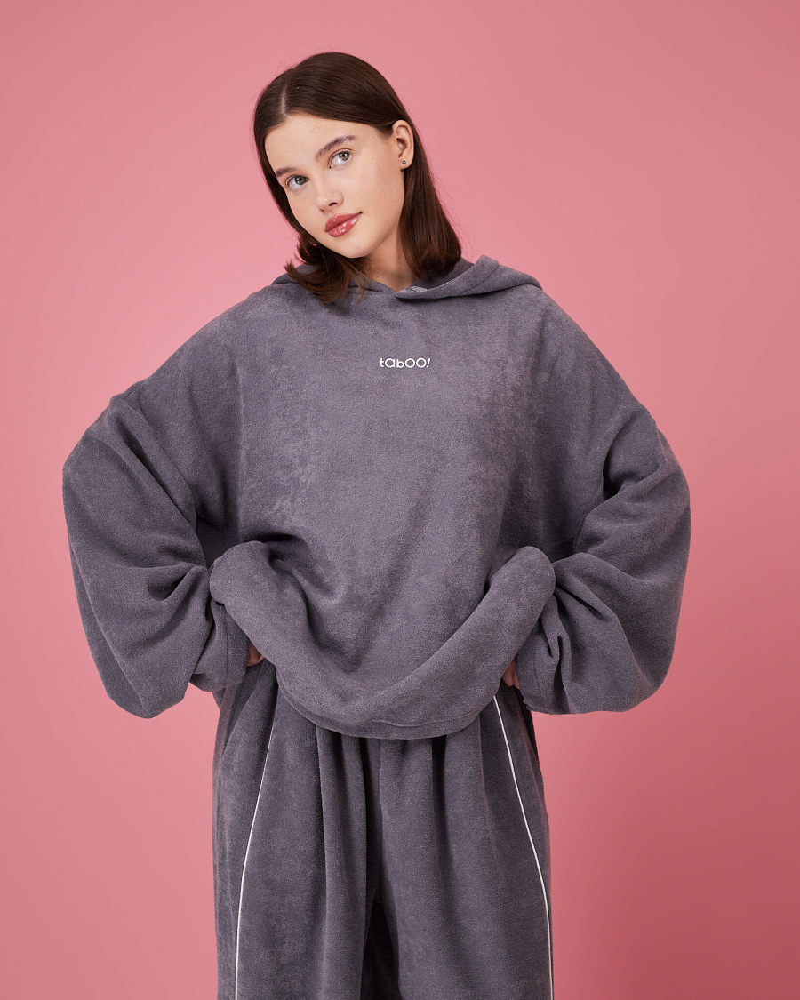 Костюм махра графитовый TABOO, цвет: темно-серый, Cos01 купить онлайн