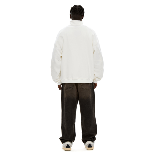 Свитшот FRHT Half-Zip FRHT&OUT OF REACH, цвет: Milk, SWTHLFZIPMLK купить онлайн