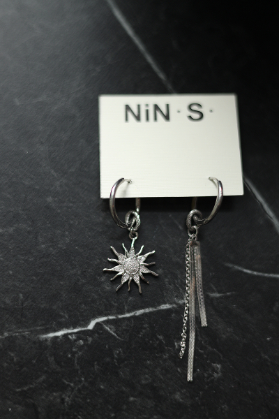 Серьги "Солнце" NIN • S • SR-8 купить онлайн