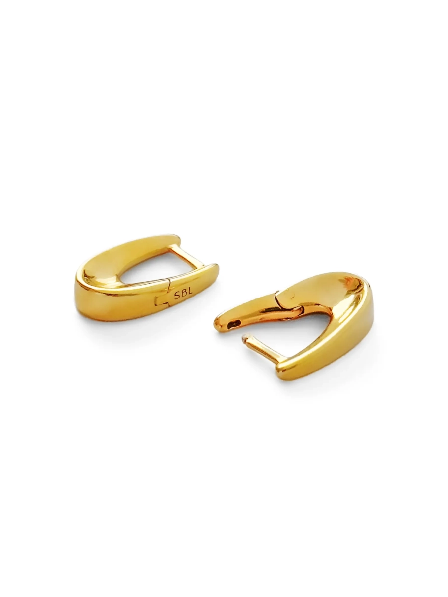 Серебряные серьги «Коромысло» mini