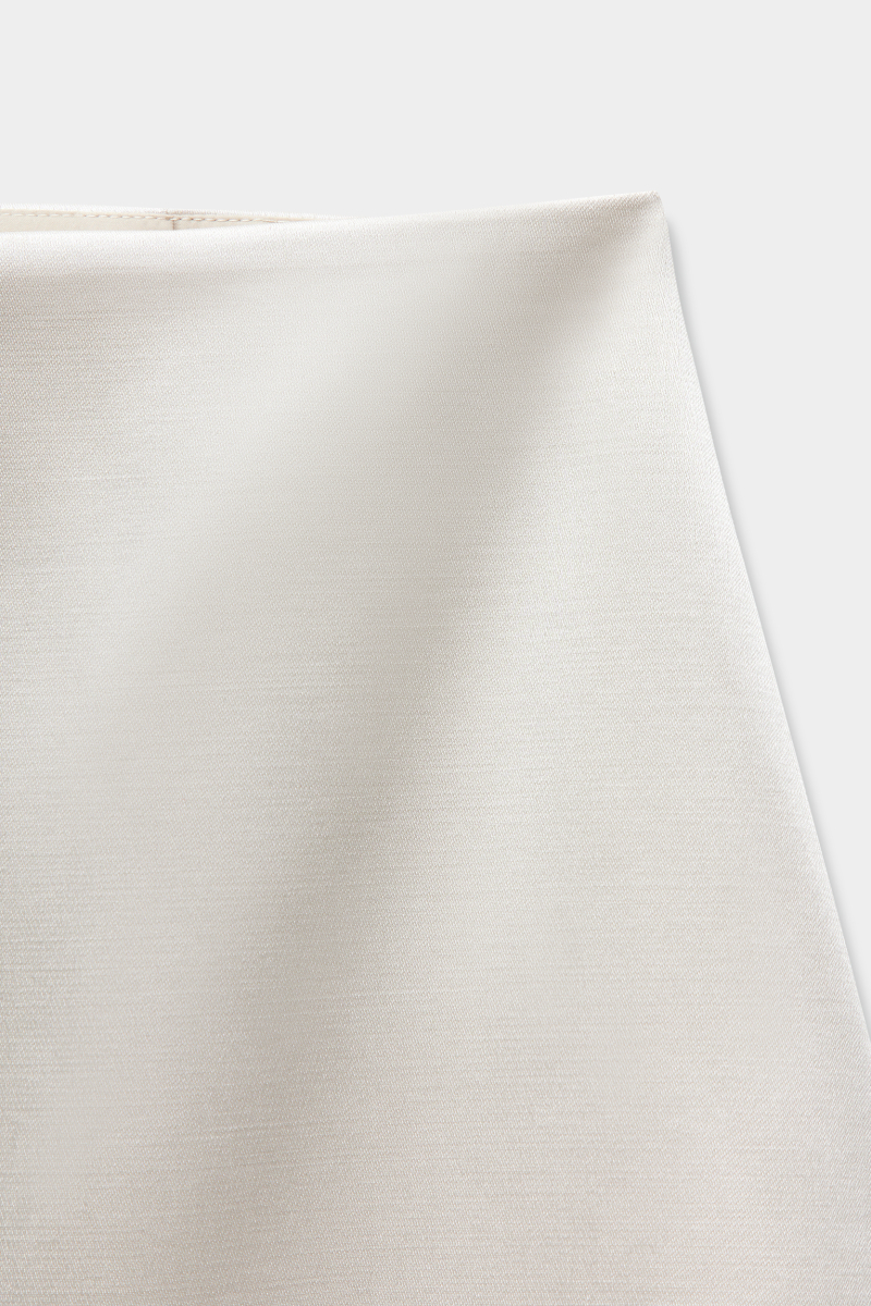 Юбка мини из сатина REFERT, цвет: жемчужный, 07-3861/1-2511 купить онлайн