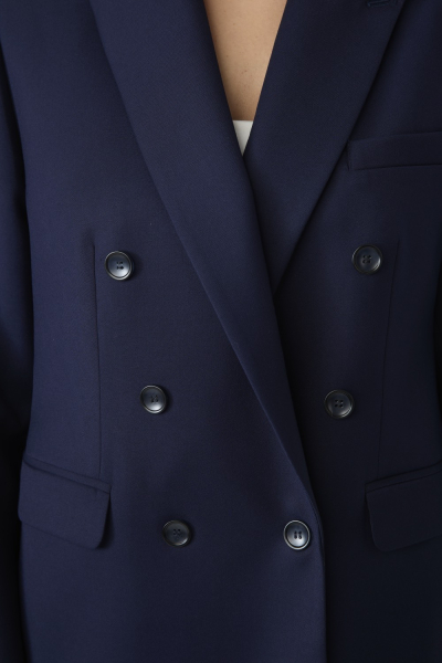 Жакет двубортный 4forms, цвет: темно-синий, 00019864 купить онлайн