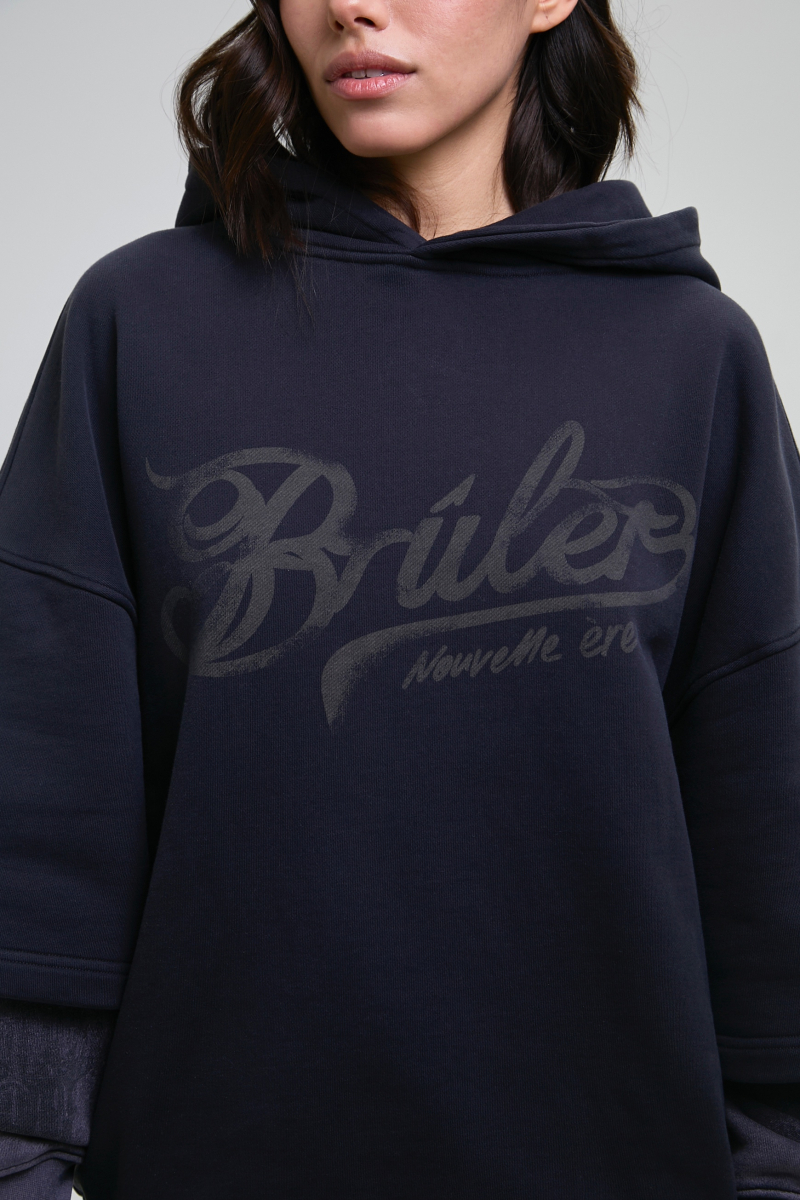 Худи HOODIE Brûler d'Amour, цвет: Graphite, BS20255C-3021-31 купить онлайн
