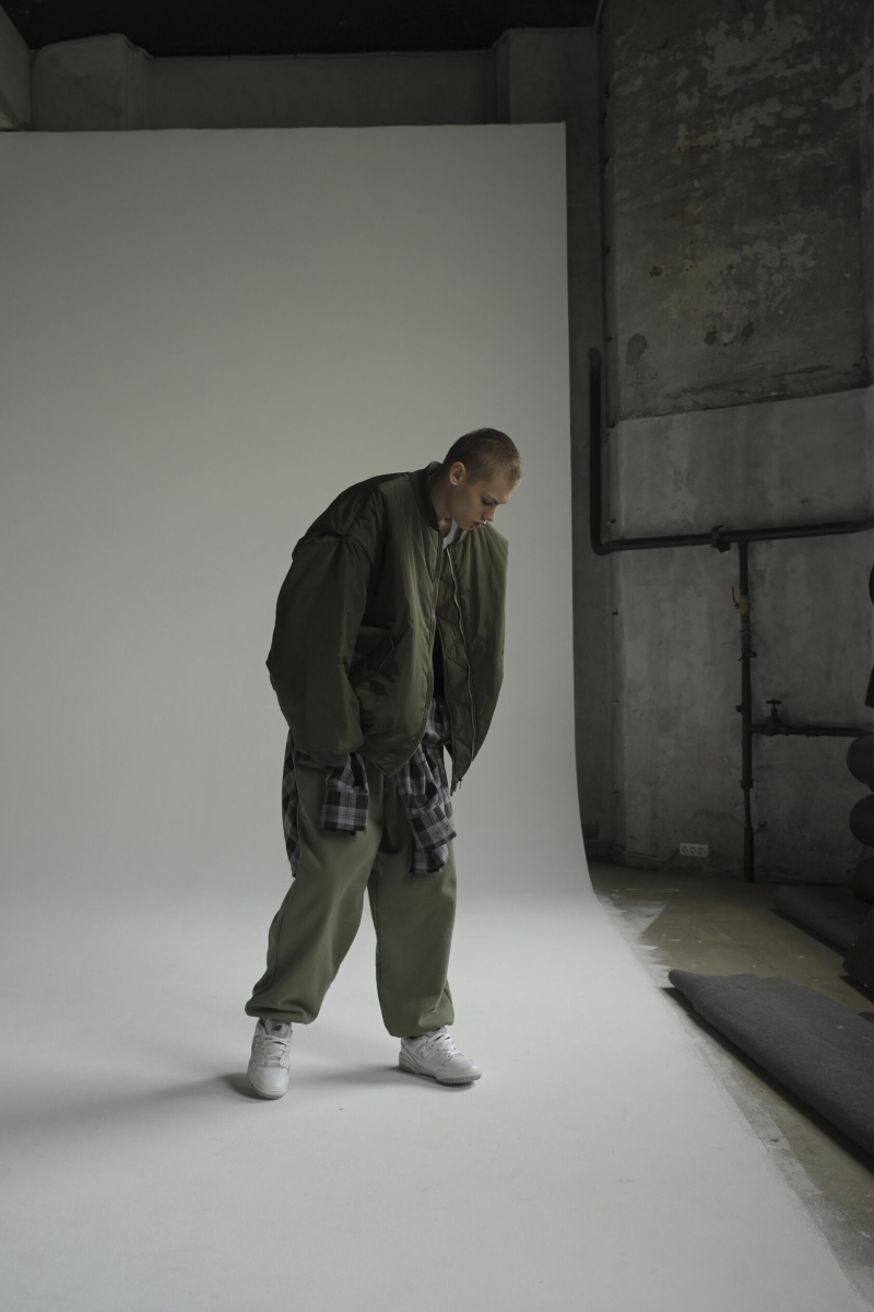 Бомбер оверсайз all., цвет: Khaki, all338bck купить онлайн