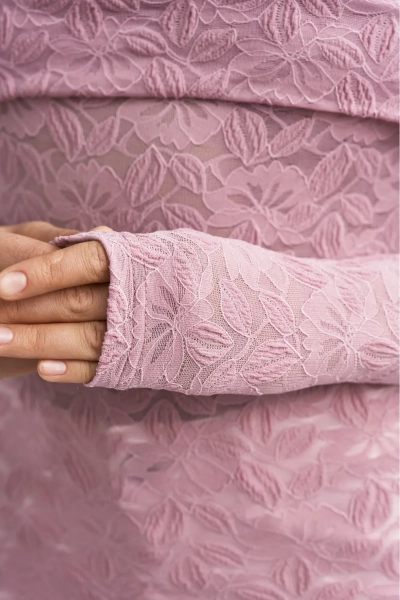 Лонгслив ажурный в цвете Розовый Erist store, цвет: розовый, НФ-00003461 купить онлайн