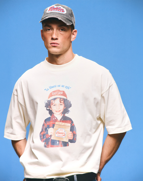 Футболка T-Shirt "Goût d’Enfance" Milk Brûler d'Amour, цвет: WHITE, BR202506DE01MIL00 купить онлайн