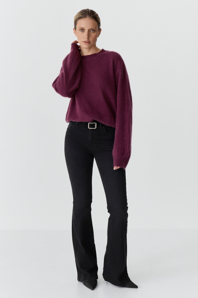 Джинсы расклешенные с лайкрой Ricoco, цвет: серый, 6067/2 купить онлайн