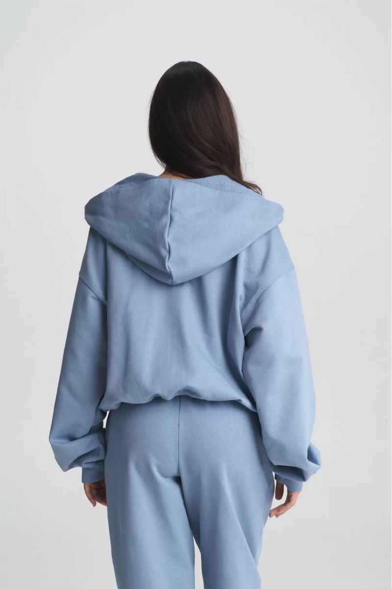 Худи ZIP Blue Erist store, цвет: голубой, НФ-00002423 купить онлайн