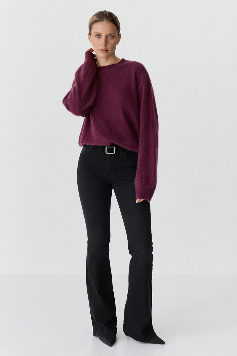 Джинсы расклешенные с лайкрой Ricoco, цвет: серый, 6067/2 купить онлайн